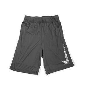 Nike Shorts Dri Fit Gray White Athletic Shorts Size Youth Large 14/16